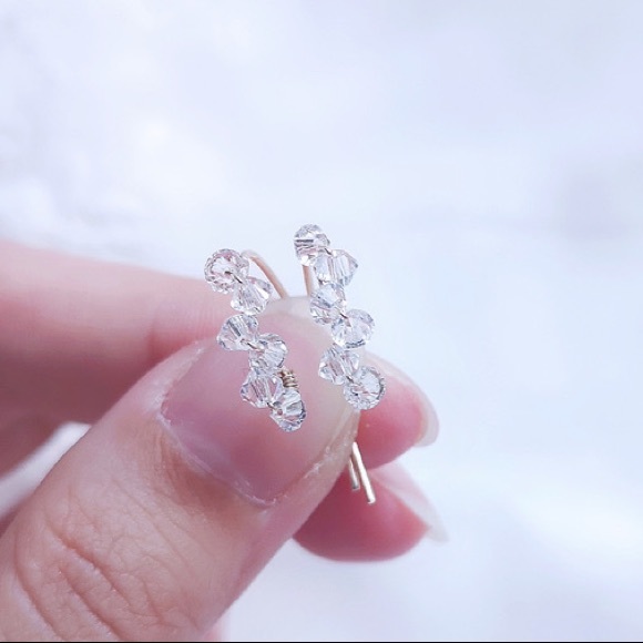 NEW Crystal earrings - Picture 1 of 2